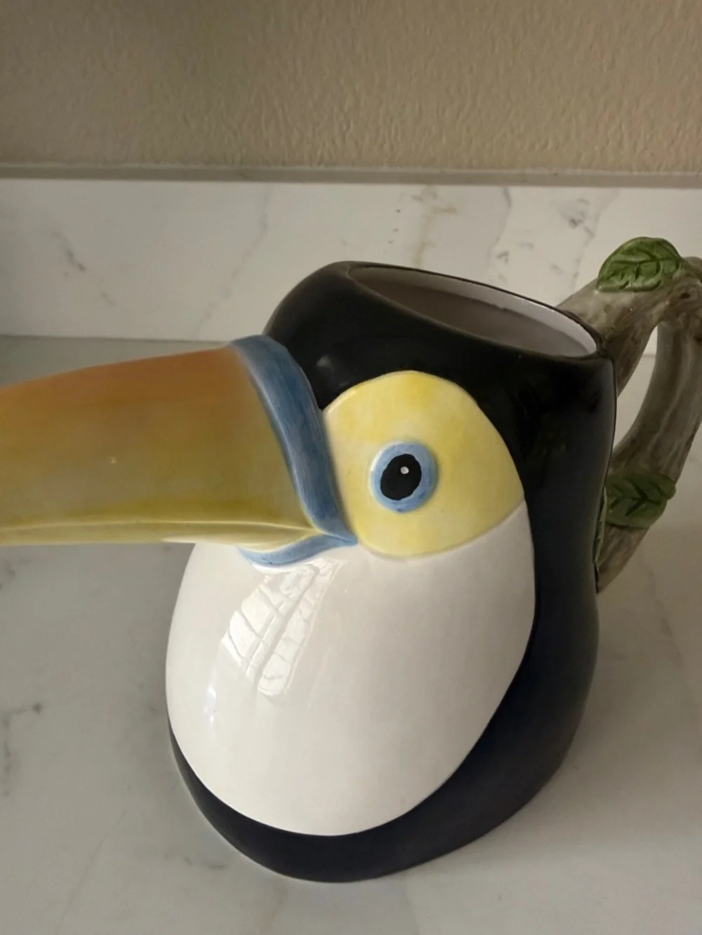 Vintage Fitz & Floyd Ceramic Toucan Pitcher 1984